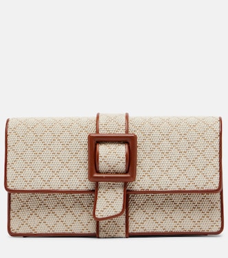 Maycap raffia-effect clutch | Manolo Blahnik