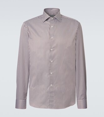 Striped cotton shirt | Canali