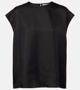 Top Dasha aus Seiden-Twill | Asceno