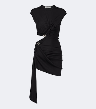 Droplet Crystal ribbed-knit jersey minidress | Christopher Esber