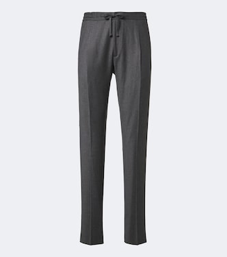 Slim Hose aus Wolle und Kaschmir | Lardini