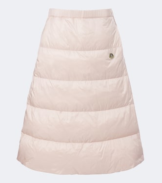 Falda midi con paneles de plumas | Moncler