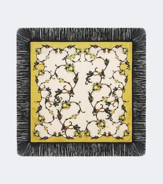 Foulard Buttercup en soie réversible | La DoubleJ