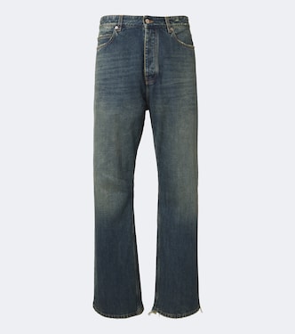 Faded wide-leg jeans | Balenciaga