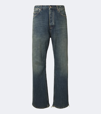 Faded wide-leg jeans | Balenciaga