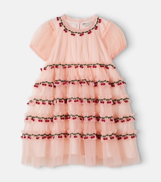 Joelle embroidered ruffled tulle dress | Konges Sløjd