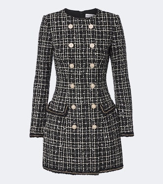 Meringue bouclé tweed blazer dress | Rebecca Vallance