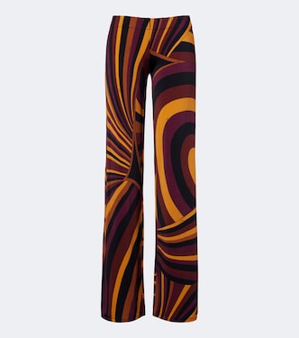 Pantalon ample Iride en satin | Pucci