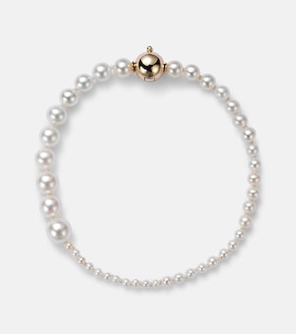 Petite Peggy 14kt gold (585/1000) bracelet with freshwater pearls | Sophie Bille Brahe