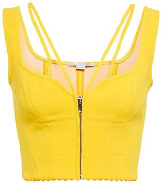 Bustier-Top aus Scuba | Stella McCartney