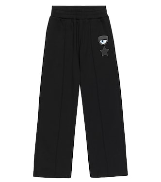 بنطلون رياضي من القطن مع تطريز | Monnalisa