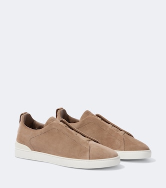 Sneakers Triple Stitch aus Veloursleder | Zegna
