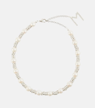 Halskette mit Kristallen und Zierperlen | Magda Butrym