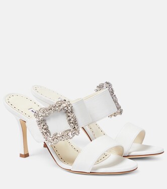 Verzierte Sandalen Gable Jewel 10  mit Kristallen | Manolo Blahnik