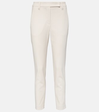 Pantalon chino en coton mélangé | Brunello Cucinelli