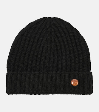 Molly Hogan ribbed-knit cashmere beanie | God's True Cashmere