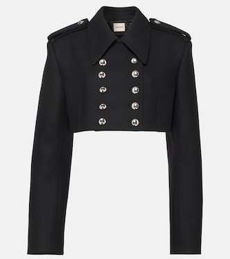 Leara cropped wool-blend jacket | Khaite