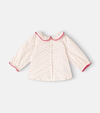 Baby Jojoba printed cotton poplin blouse | Bonpoint