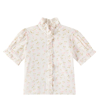 Cindy printed cotton shirt | Bonpoint
