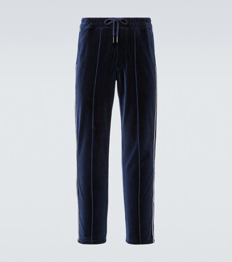 Cotton-blend velour track pants | Tom Ford