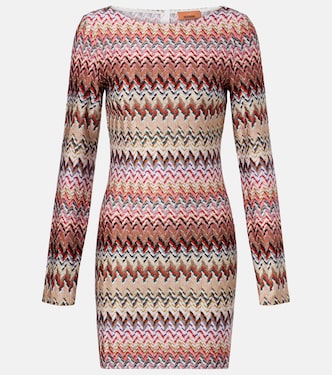 Zig Zag lamé minidress | Missoni