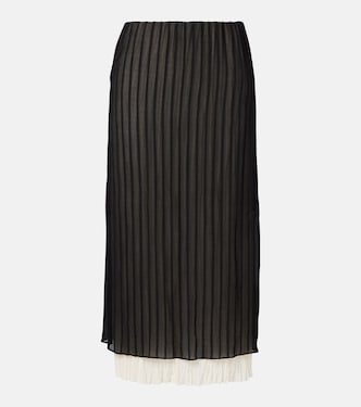 Striped midi skirt | Vince