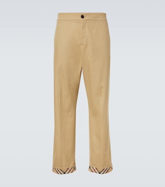 Pantalon Burberry Check en coton | Burberry