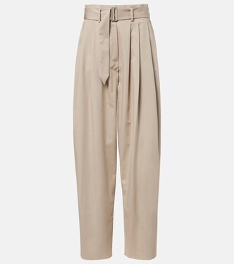 Pantalon tapered en coton mélangé | Magda Butrym