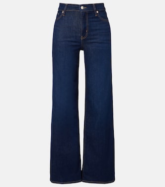 Le Slim high-rise wide-leg jeans | Frame