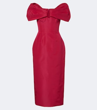 Abito da cocktail off-shoulder in seta | Carolina Herrera
