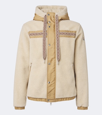 Technical-trimmed fleece jacket | Moncler