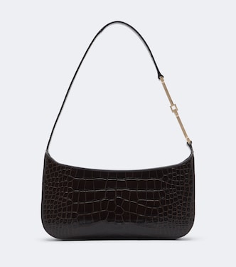 Arc Small croc-effect leather shoulder bag | Tom Ford