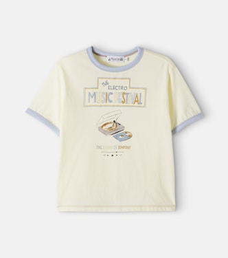 T-shirt Akiva in jersey di cotone con stampa | Bonpoint