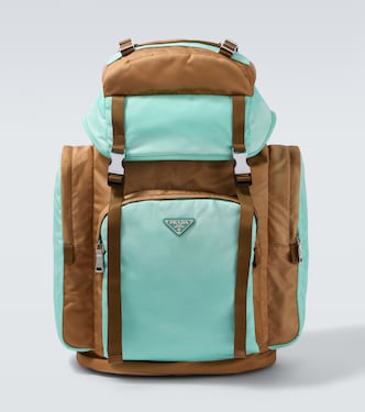 Large Re-Nylon and Saffiano leather backpack | Prada