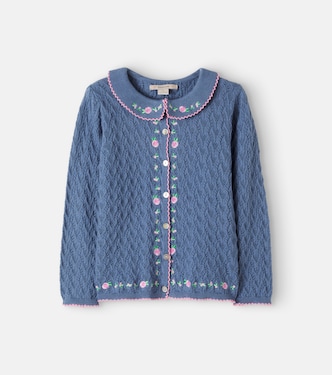 Rosier cotton, wool, and cashmere cardigan | Konges Sløjd