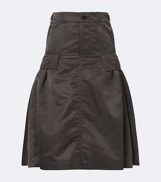 Midirock aus Twill | Sacai