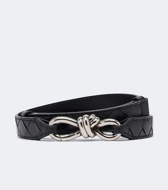 Cinturón Andiamo Intrecciato de piel | Bottega Veneta