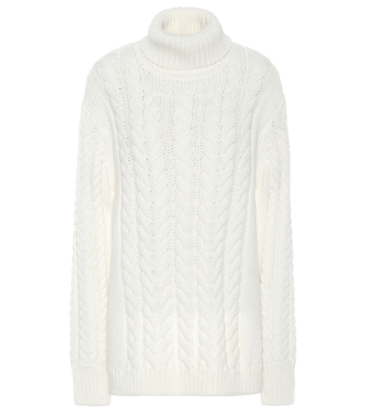 Jersey Cable Bareback de lana | Tibi