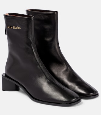 Logo leather ankle boots | Acne Studios