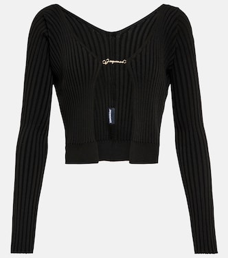 La Maille Pralù Longue logo cardigan | Jacquemus