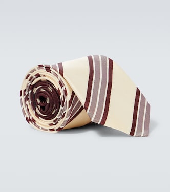 Printed silk tie | Dries Van Noten