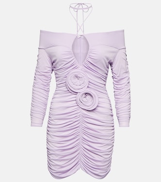 Ruched off-shoulder minidress | Magda Butrym