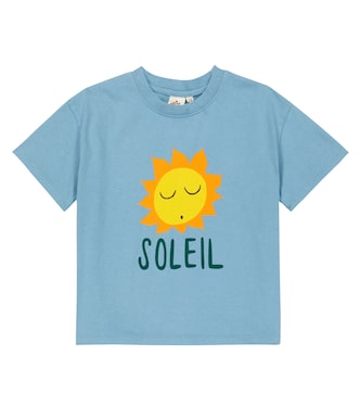 Printed cotton jersey T-shirt | Jellymallow