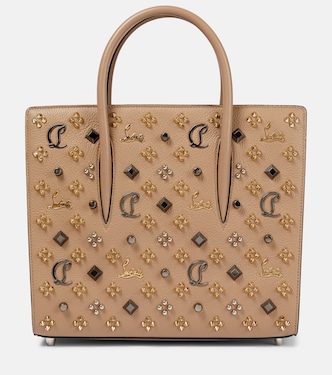Tote Paloma Medium de piel adornada | Christian Louboutin