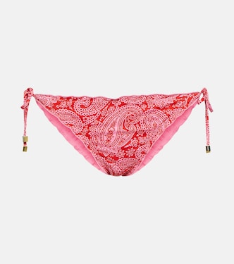 Tangier reversible ruffle triangle bikini bottom | Heidi Klein