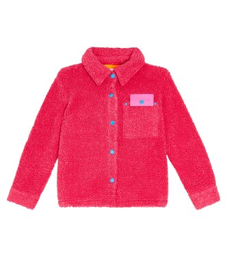 Patch-appliqué fleece jacket | Marc Jacobs Kids