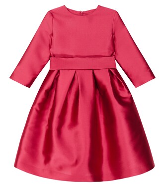 Pleated taffeta dress | Il Gufo