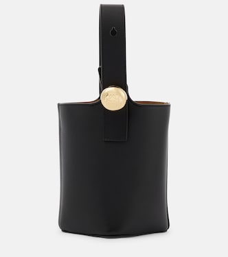 Pebble Mini leather bucket bag | Loewe