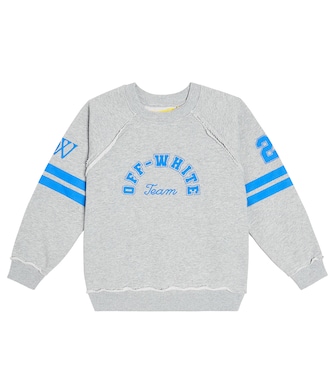 Printed cotton jersey sweatshirt | Off-White Kids
