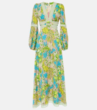 Robe longue Lina imprimée | Diane von Furstenberg